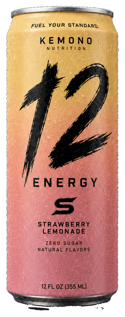 12 by Kemono Nutrition Strawberry Lemonade can